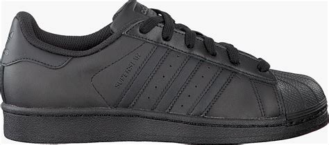 Zwarte ADIDAS Lage sneakers SUPERSTAR DAMES 